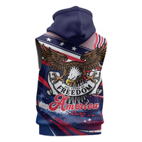 250 Years Of Service Sleeveless Hoodie Semiquincentennial USA Patriotic 4th Of July - Wonder Print Shop