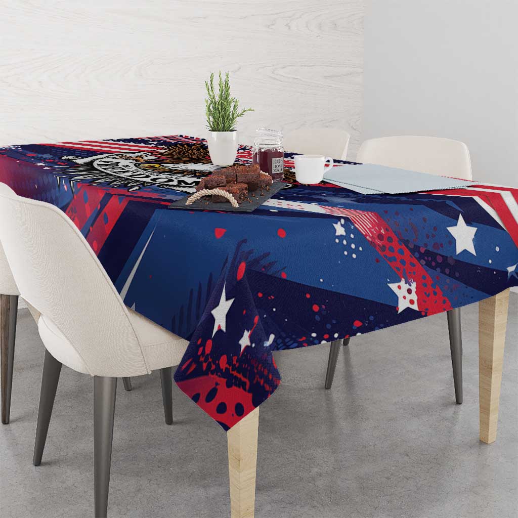 250 Years Of Service Tablecloth Semiquincentennial USA Patriotic 4th Of July - Wonder Print Shop