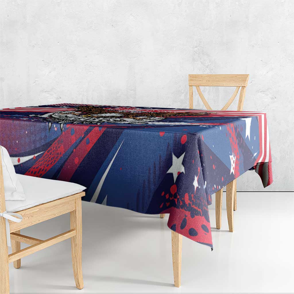 250 Years Of Service Tablecloth Semiquincentennial USA Patriotic 4th Of July - Wonder Print Shop