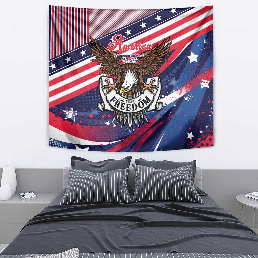 250 Years Of Service Tapestry Semiquincentennial USA Patriotic 4th Of July - Wonder Print Shop