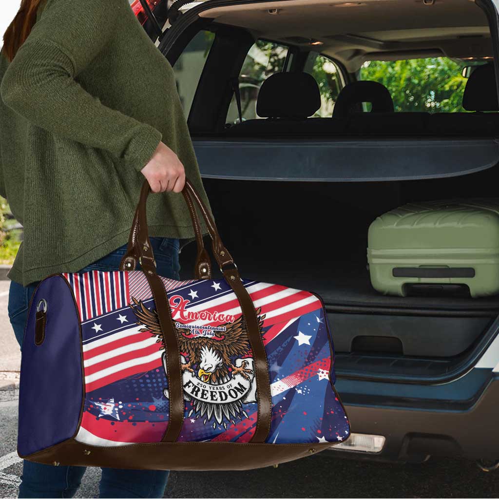 250 Years Of Service Travel Bag Semiquincentennial USA Patriotic 4th Of July - Wonder Print Shop