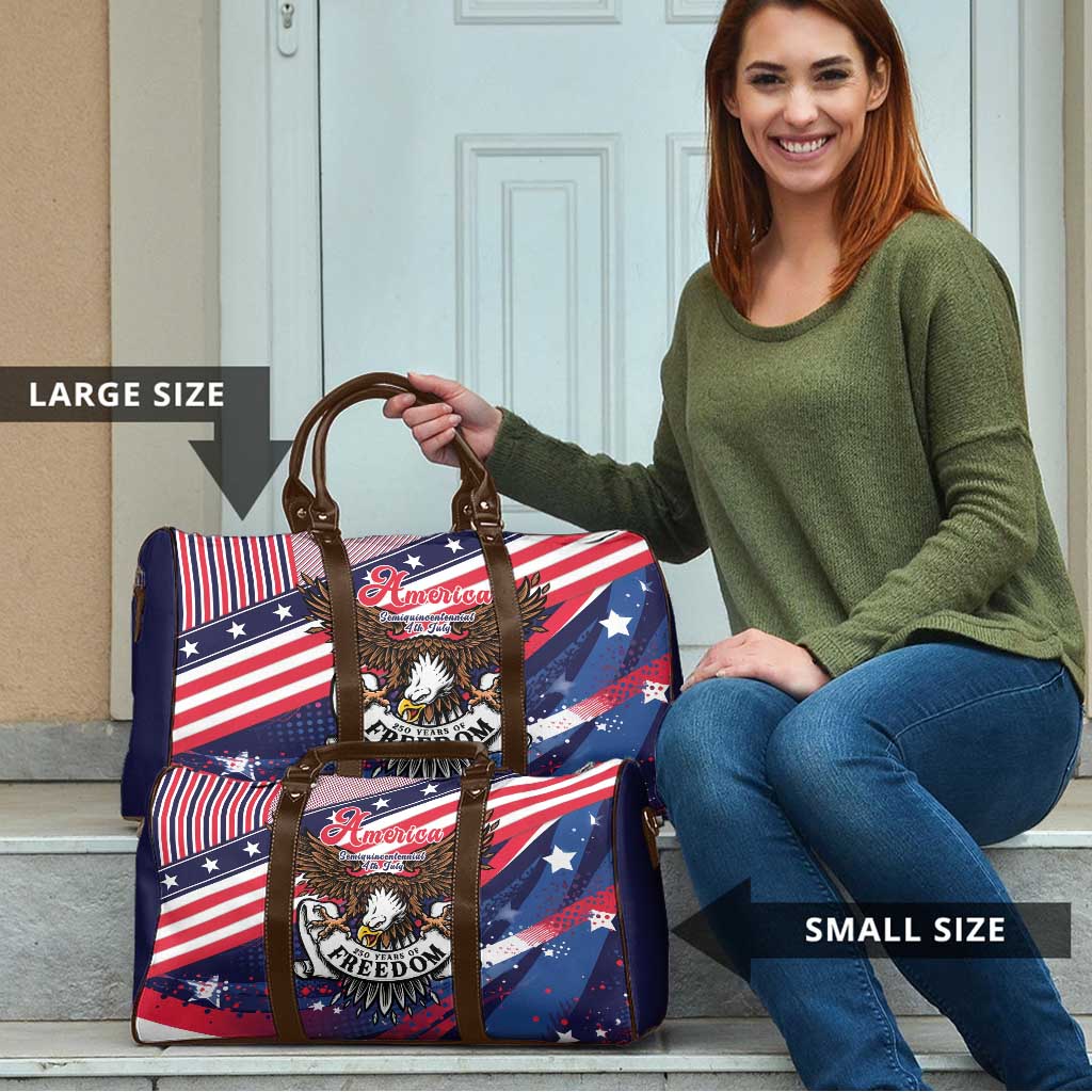 250 Years Of Service Travel Bag Semiquincentennial USA Patriotic 4th Of July - Wonder Print Shop