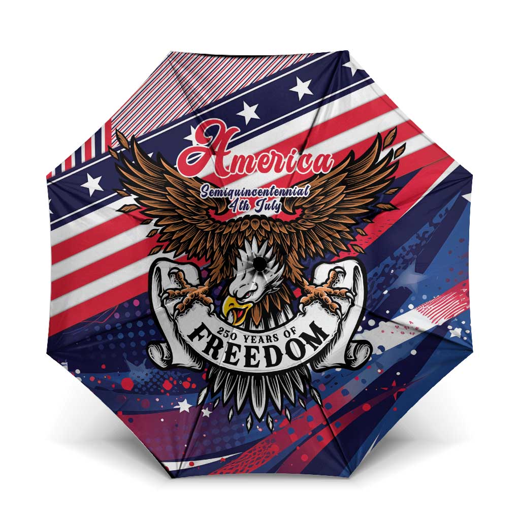 250 Years Of Service Umbrella Semiquincentennial USA Patriotic 4th Of July - Wonder Print Shop