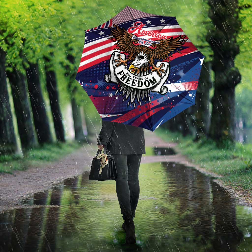 250 Years Of Service Umbrella Semiquincentennial USA Patriotic 4th Of July - Wonder Print Shop