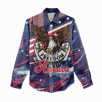 250 Years Of Service Women Casual Shirt Semiquincentennial USA Patriotic 4th Of July - Wonder Print Shop