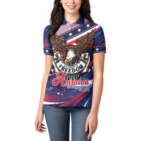 250 Years Of Service Women Polo Shirt Semiquincentennial USA Patriotic 4th Of July - Wonder Print Shop