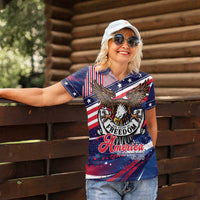 250 Years Of Service Women Polo Shirt Semiquincentennial USA Patriotic 4th Of July - Wonder Print Shop