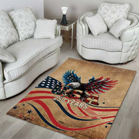 America 250th Anniversary Area Rug Eagle Us Flag July 4Th - Wonder Print Shop