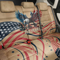 America 250th Anniversary Back Car Seat Cover Eagle Us Flag July 4Th - Wonder Print Shop