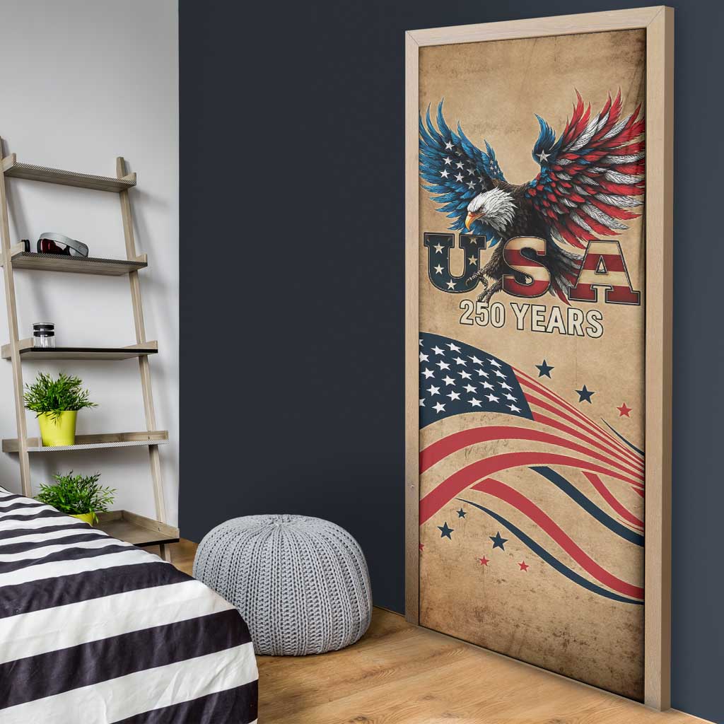 America 250th Anniversary Door Cover Eagle Us Flag July 4Th - Wonder Print Shop