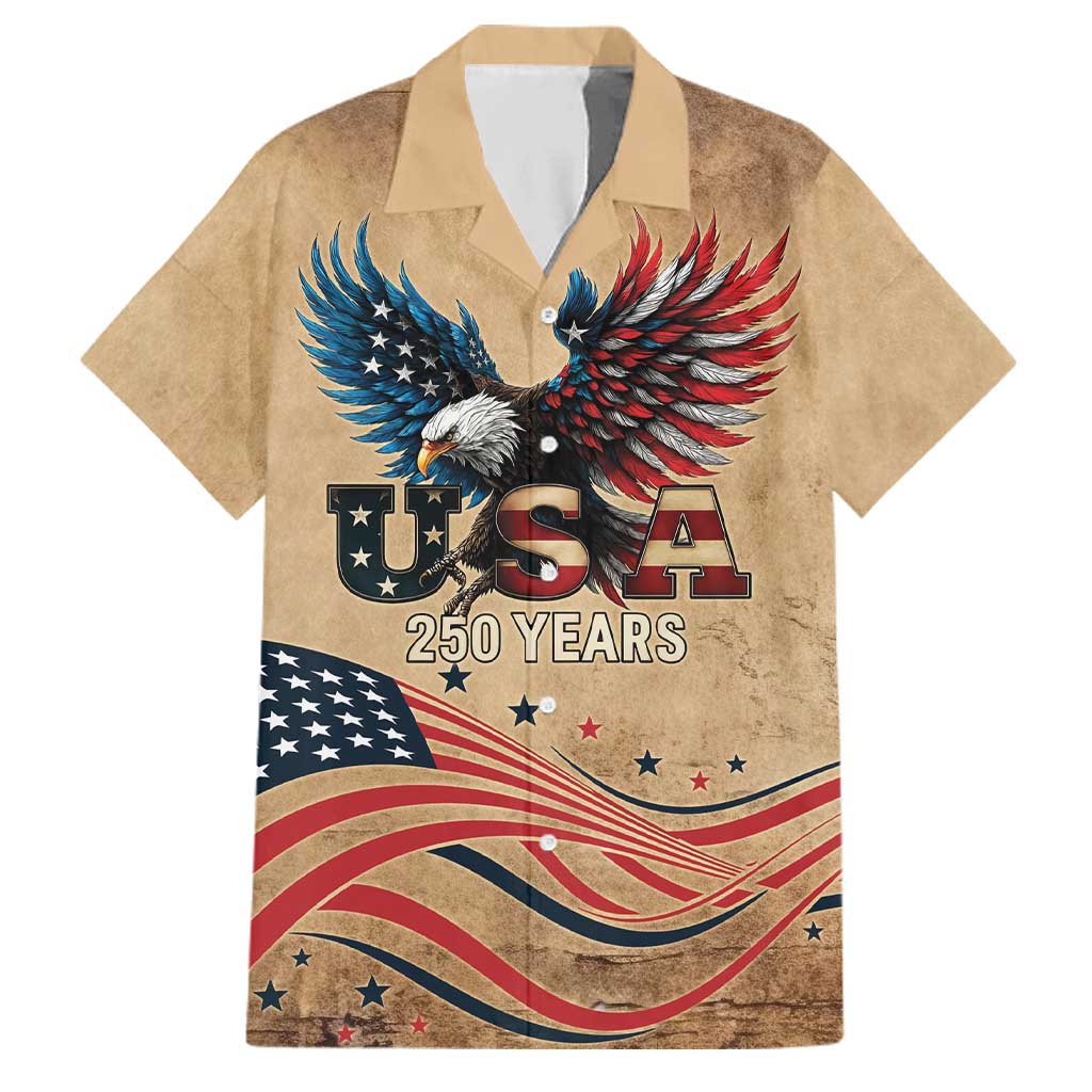 America 250th Anniversary Family Matching Tank Maxi Dress and Hawaiian Shirt Eagle Us Flag July 4Th - Wonder Print Shop