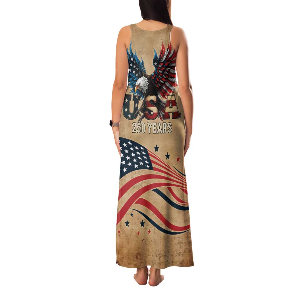 America 250th Anniversary Family Matching Tank Maxi Dress and Hawaiian Shirt Eagle Us Flag July 4Th - Wonder Print Shop