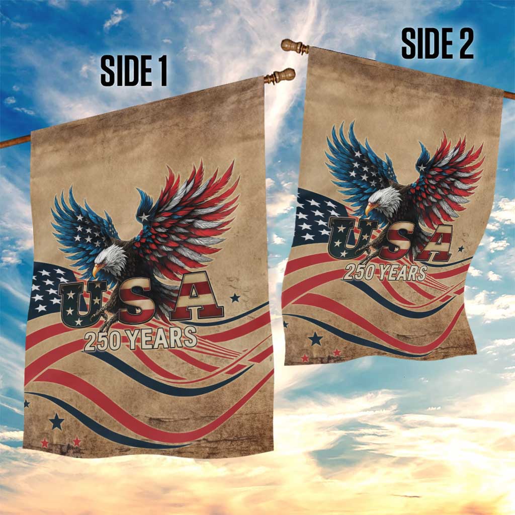 America 250th Anniversary Garden Flag Eagle Us Flag July 4Th - Wonder Print Shop