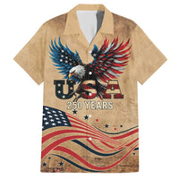 America 250th Anniversary Hawaiian Shirt Eagle Us Flag July 4Th - Wonder Print Shop