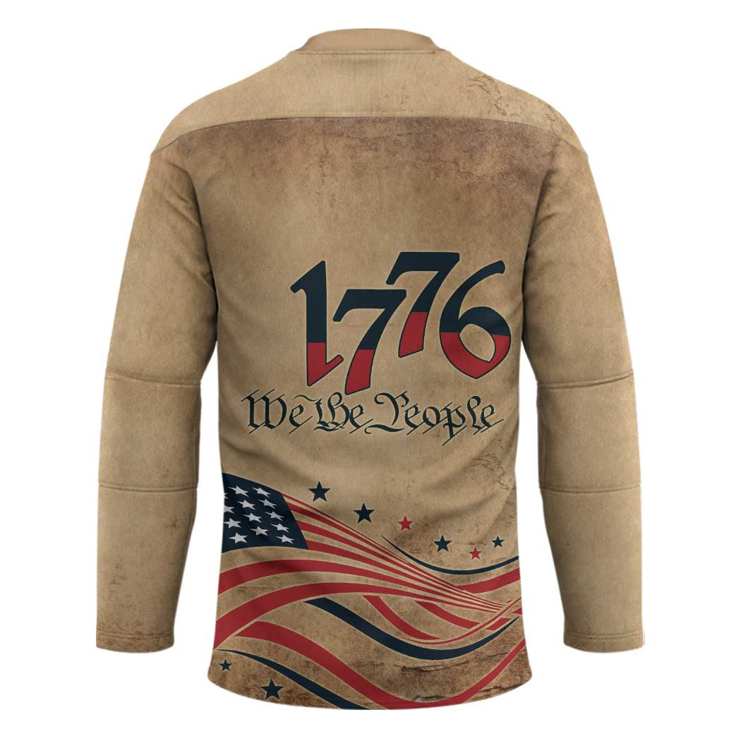 America 250th Anniversary Hockey Jersey Eagle Us Flag July 4Th - Wonder Print Shop