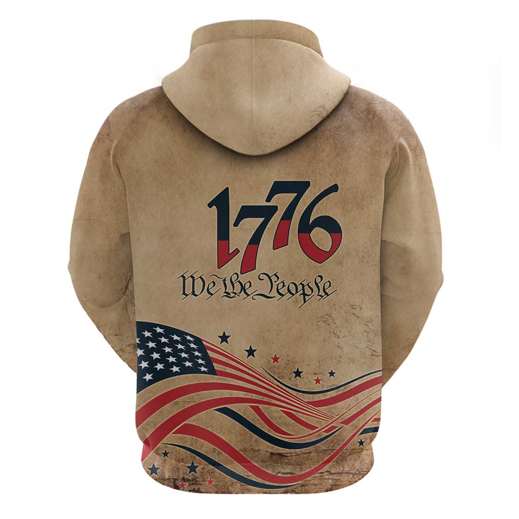America 250th Anniversary Hoodie Eagle Us Flag July 4Th - Wonder Print Shop