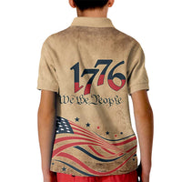 America 250th Anniversary Kid Polo Shirt Eagle Us Flag July 4Th - Wonder Print Shop