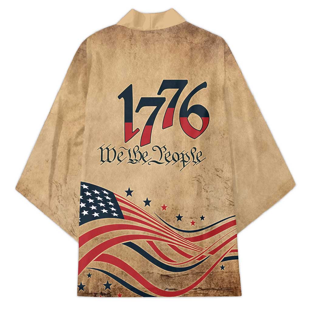 America 250th Anniversary Kimono Eagle Us Flag July 4Th - Wonder Print Shop