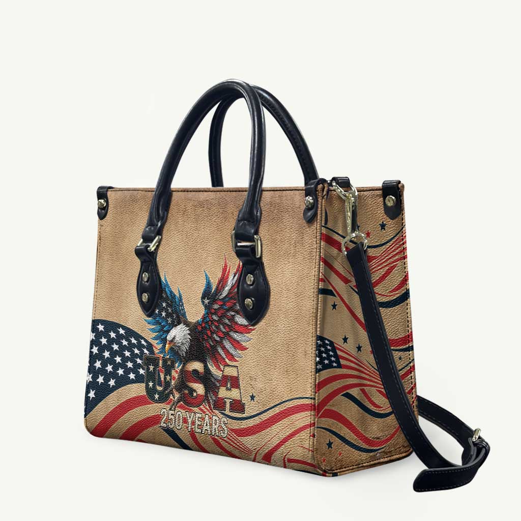 America 250th Anniversary Leather Bag Eagle Us Flag July 4Th - Wonder Print Shop