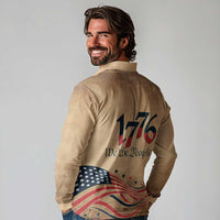 America 250th Anniversary Long Sleeve Polo Shirt Eagle Us Flag July 4Th - Wonder Print Shop