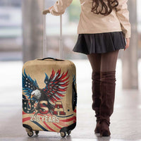 America 250th Anniversary Luggage Cover Eagle Us Flag July 4Th - Wonder Print Shop
