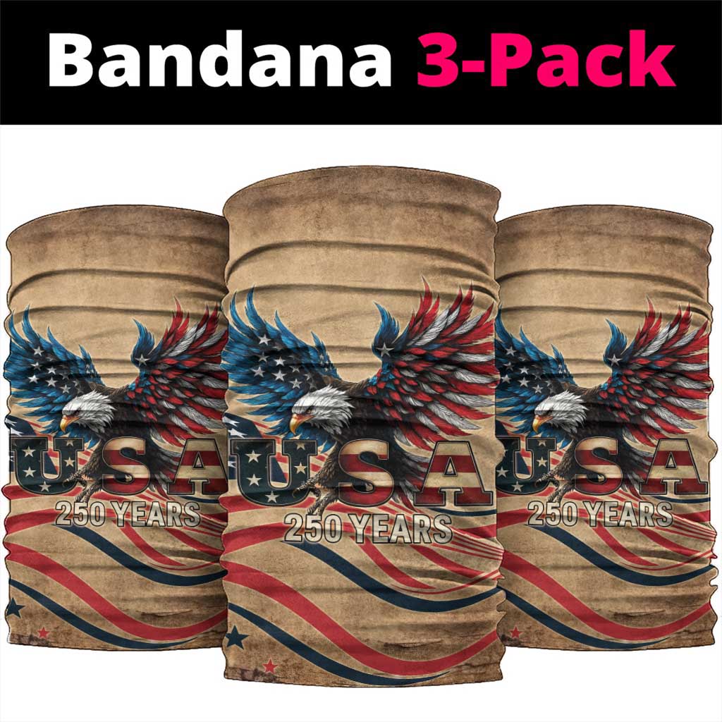 America 250th Anniversary Neck Gaiter Eagle Us Flag July 4Th - Wonder Print Shop
