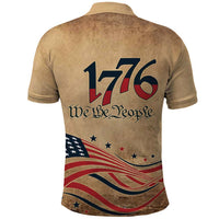 America 250th Anniversary Polo Shirt Eagle Us Flag July 4Th - Wonder Print Shop