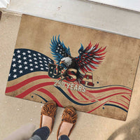 America 250th Anniversary Rubber Doormat Eagle Us Flag July 4Th - Wonder Print Shop