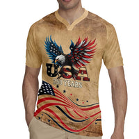 America 250th Anniversary Rugby Jersey Eagle Us Flag July 4Th - Wonder Print Shop