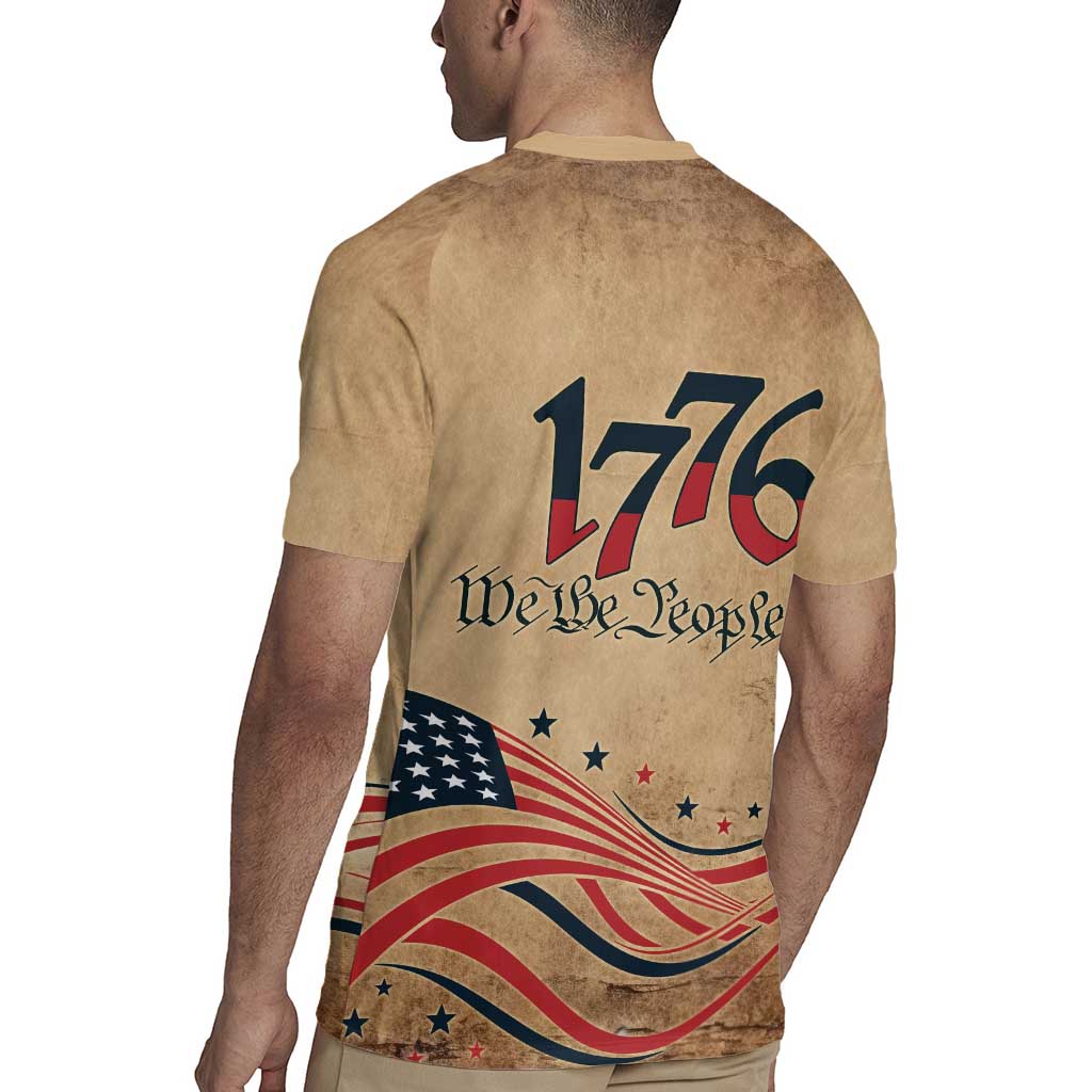 America 250th Anniversary Rugby Jersey Eagle Us Flag July 4Th - Wonder Print Shop