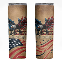 America 250th Anniversary Skinny Tumbler Eagle Us Flag July 4Th - Wonder Print Shop