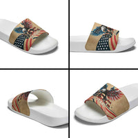 America 250th Anniversary Slide Sandals Eagle Us Flag July 4Th - Wonder Print Shop