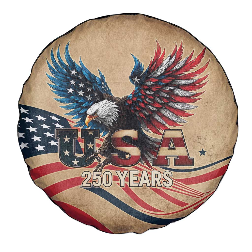 America 250th Anniversary Spare Tire Cover Eagle Us Flag July 4Th - Wonder Print Shop