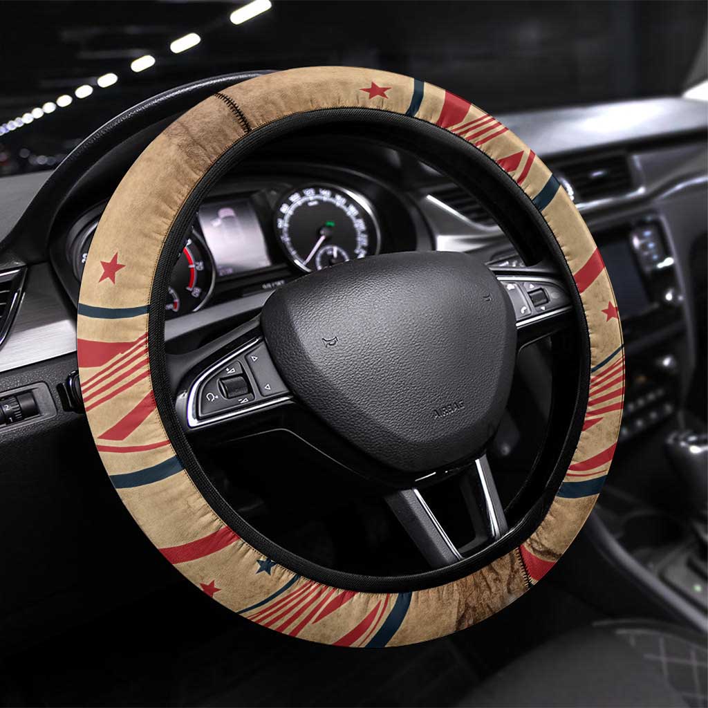 America 250th Anniversary Steering Wheel Cover Eagle Us Flag July 4Th - Wonder Print Shop