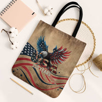 America 250th Anniversary Tote Bag Eagle Us Flag July 4Th - Wonder Print Shop