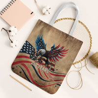 America 250th Anniversary Tote Bag Eagle Us Flag July 4Th - Wonder Print Shop