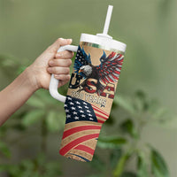 America 250th Anniversary Tumbler With Handle Eagle Us Flag July 4Th - Wonder Print Shop