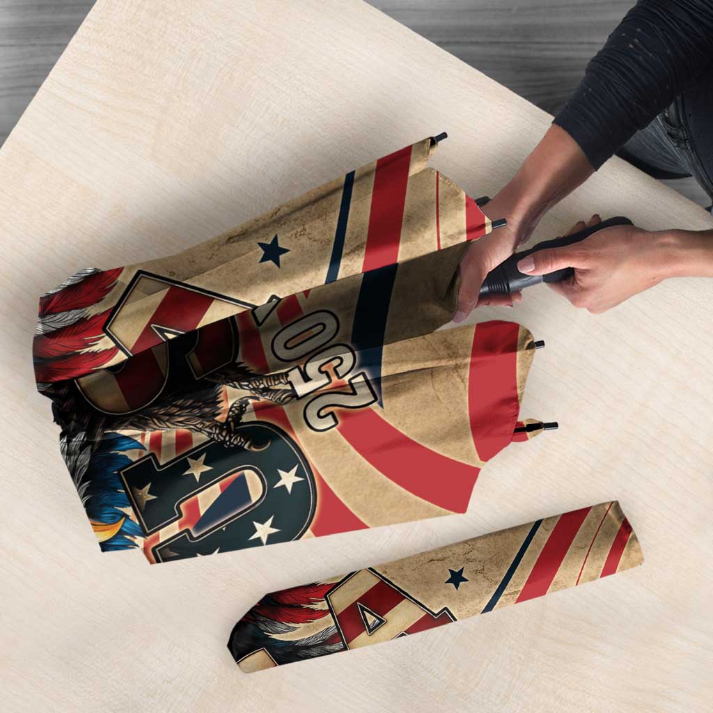 America 250th Anniversary Umbrella Eagle Us Flag July 4Th - Wonder Print Shop