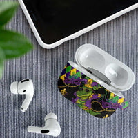 Mardi Gras Alligator AirPods Case Mardigator On Tuesdays We Wear Beads - Wonder Print Shop
