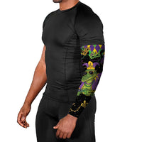 Mardi Gras Alligator Arm Sleeves Mardigator On Tuesdays We Wear Beads - Wonder Print Shop