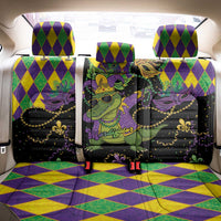 Mardi Gras Alligator Back Car Seat Cover Mardigator On Tuesdays We Wear Beads - Wonder Print Shop