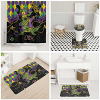 Mardi Gras Alligator Bathroom Set Mardigator On Tuesdays We Wear Beads - Wonder Print Shop