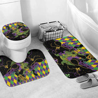 Mardi Gras Alligator Bathroom Set Mardigator On Tuesdays We Wear Beads - Wonder Print Shop