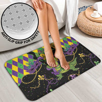 Mardi Gras Alligator Bathroom Set Mardigator On Tuesdays We Wear Beads - Wonder Print Shop