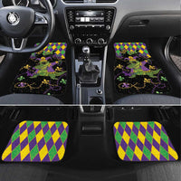 Mardi Gras Alligator Car Mats Mardigator On Tuesdays We Wear Beads - Wonder Print Shop