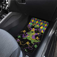 Mardi Gras Alligator Car Mats Mardigator On Tuesdays We Wear Beads - Wonder Print Shop