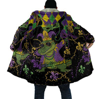 Mardi Gras Alligator Cloak Mardigator On Tuesdays We Wear Beads - Wonder Print Shop