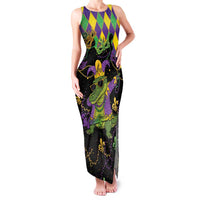 Mardi Gras Alligator Family Matching Tank Maxi Dress and Hawaiian Shirt Mardigator On Tuesdays We Wear Beads - Wonder Print Shop