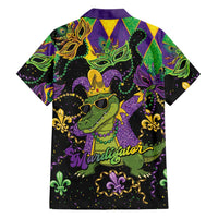 Mardi Gras Alligator Hawaiian Shirt Mardigator On Tuesdays We Wear Beads - Wonder Print Shop