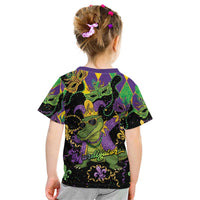Mardi Gras Alligator Kid T Shirt Mardigator On Tuesdays We Wear Beads - Wonder Print Shop